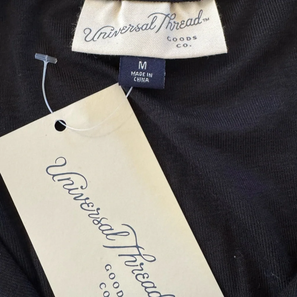 Universal Thread Black Button Down Shirt - Picture 3 of 3